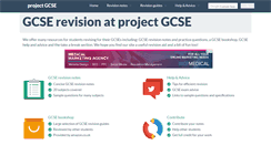 Desktop Screenshot of projectgcse.co.uk