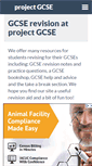 Mobile Screenshot of projectgcse.co.uk
